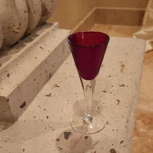 Vintage Burgundy Replacement Shot Glass